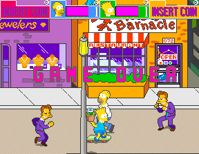 The Simpsons (4 Players World, set 2) Screenshot 1